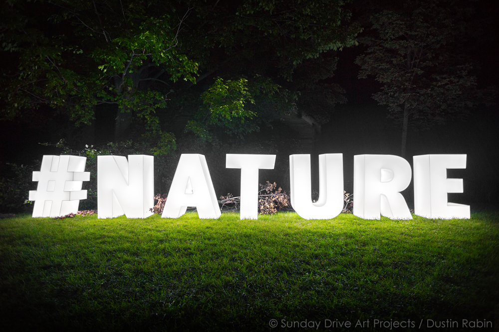 Documentation of #NATURE by Sean Martindale, August 2015