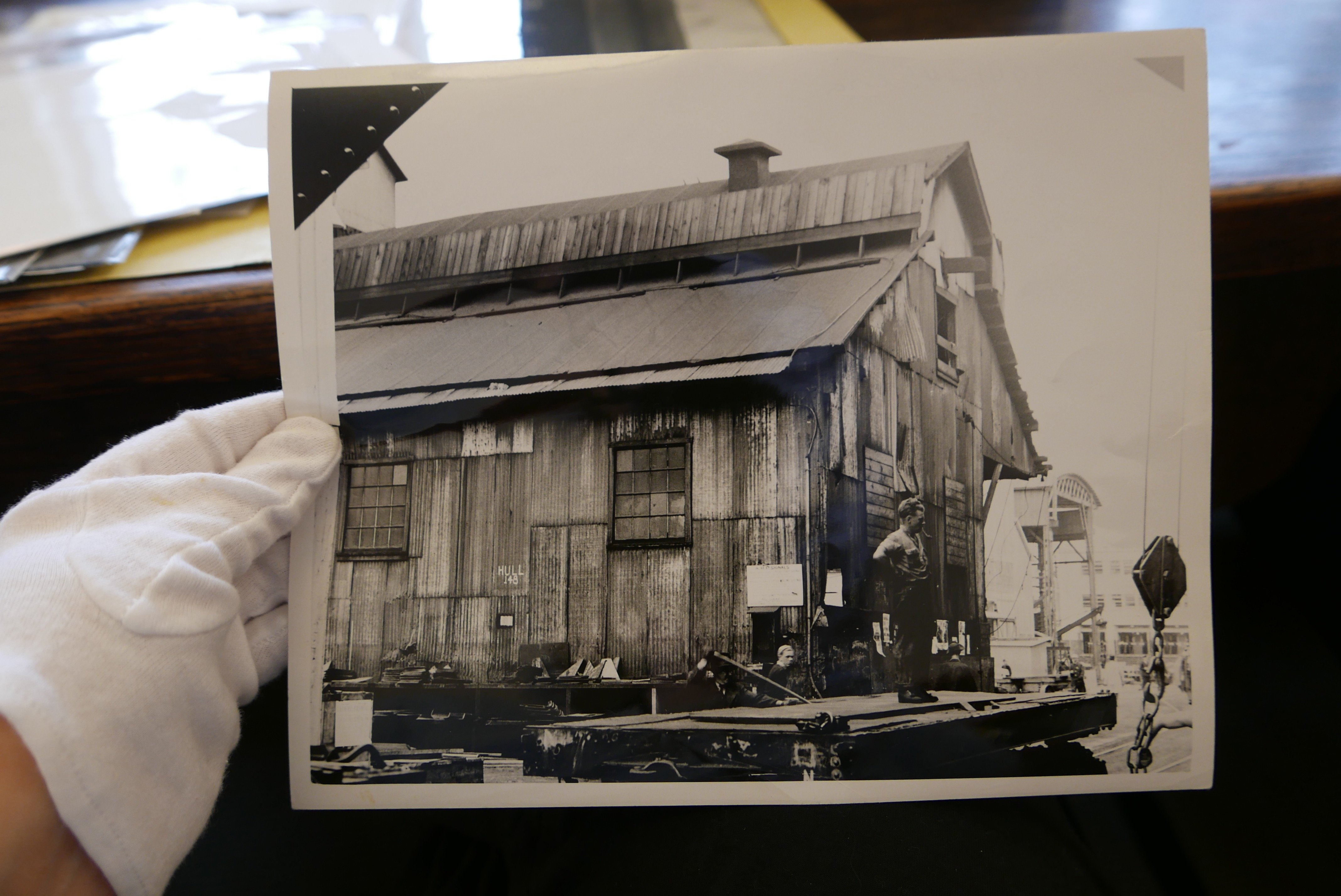Photograph from Burrard Drydock collection at North Vancouver Museum and Archives