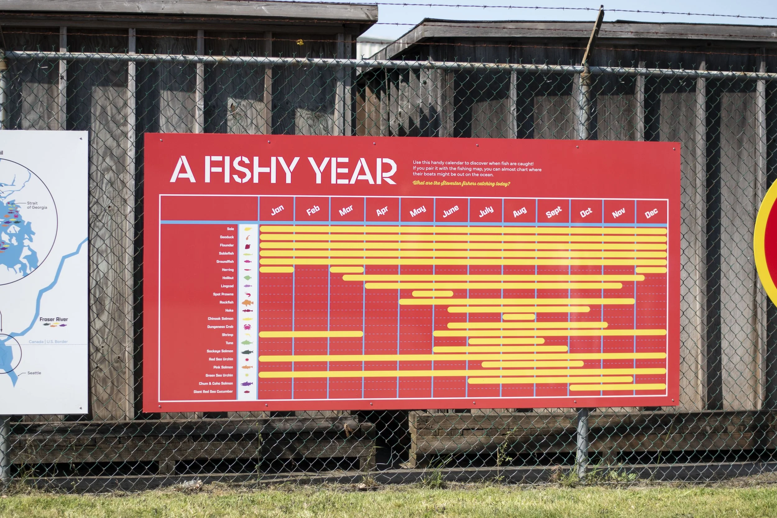 "A Fishy Year," Fishers Walk, Steveston "A Fishy Year," Fishers Walk, Steveston